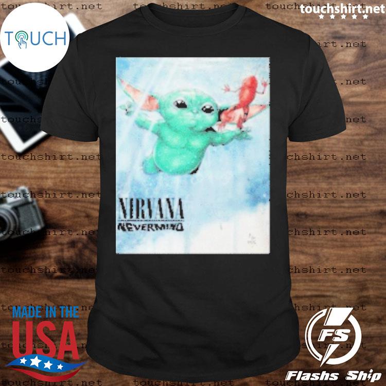 Niryoda Nirvana Parody Baby Yoda T-Shirt