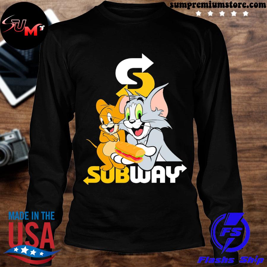 hoodie, Original and sleeve tank jerry tom subway logo long shirt, sweater, top and