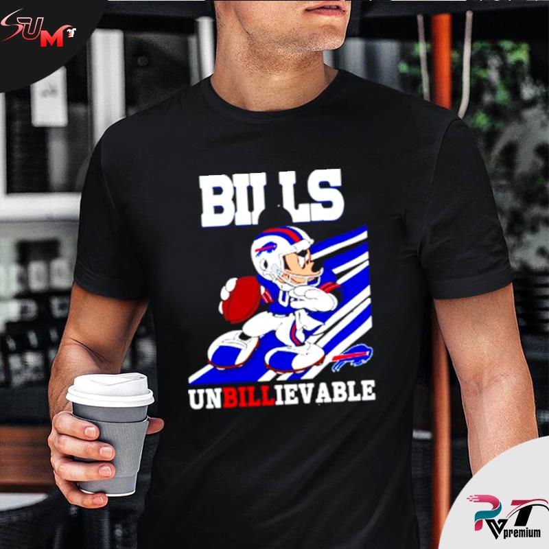 Buffalo Bills Slogan Unbillievable Mickey Mouse NFL shirt, hoodie