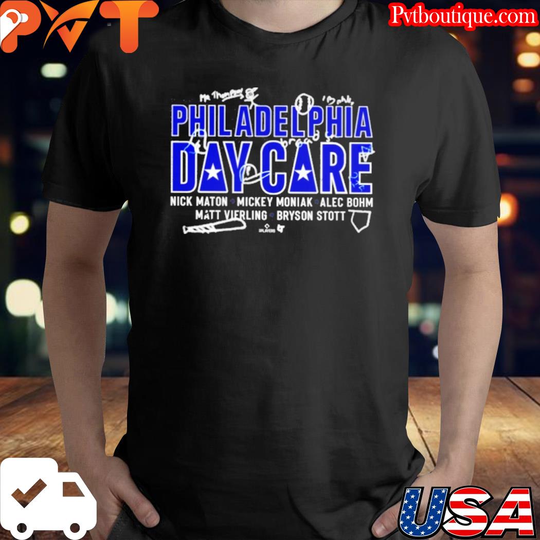 Philadelphia day care nick maton mickey moniak alec bohm shirt