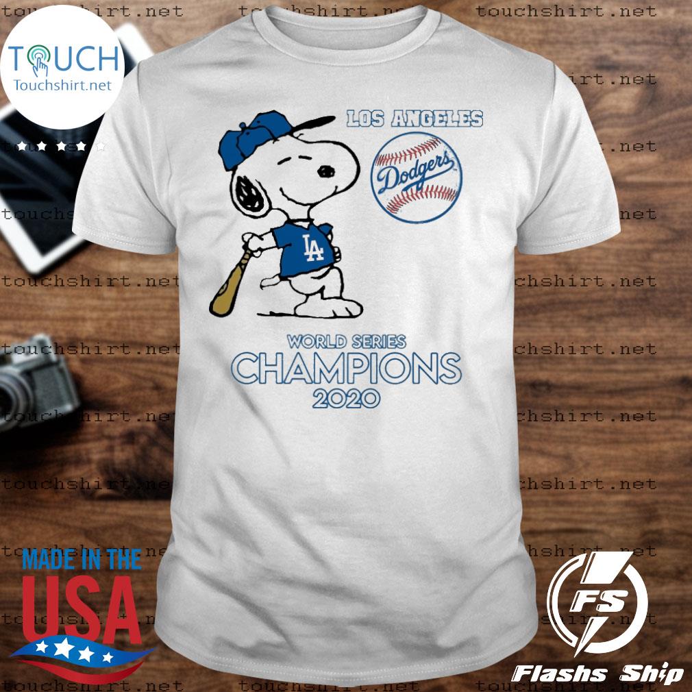 Luxury Snoopy Los Angeles Dodgers World Series Champions 2020 Shirt -  ValleyTee